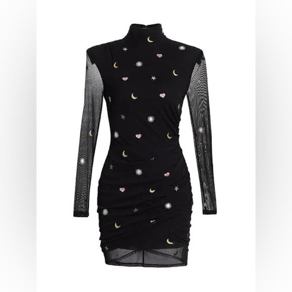 Cinq a Sept Marlane Heart and Stars Dress - Picture 4 of 9